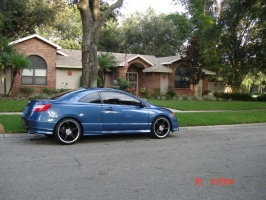 2007 Honda Civic with 19x8.5 Semi Poloshed wheels