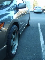 2007 Honda Civic with 17x8 Desmond Regamaster EVO wheels