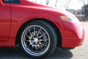 2007 Honda Civic with Enkei NT03-M wheels