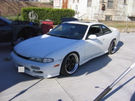 1995 Nissan S14 with 18x10 SSR Professor SP1 wheels