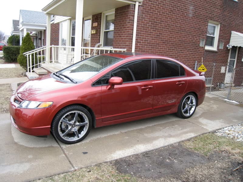 2007 Honda Civic with Konig Hotswaps wheels