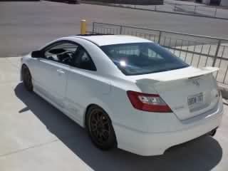 2008 Honda Civic with 17x7.5 Volk Racing CE28N wheels