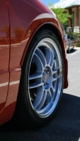 2007 Honda Civic with 18x7.5 Drag Dr21 wheels