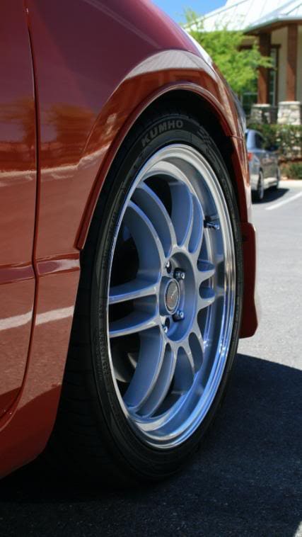 2007 Honda Civic with 18x7.5 Drag Dr21 wheels