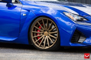 2015 Lexus RC F with 20x9.5 Vossen VFS-2 wheels