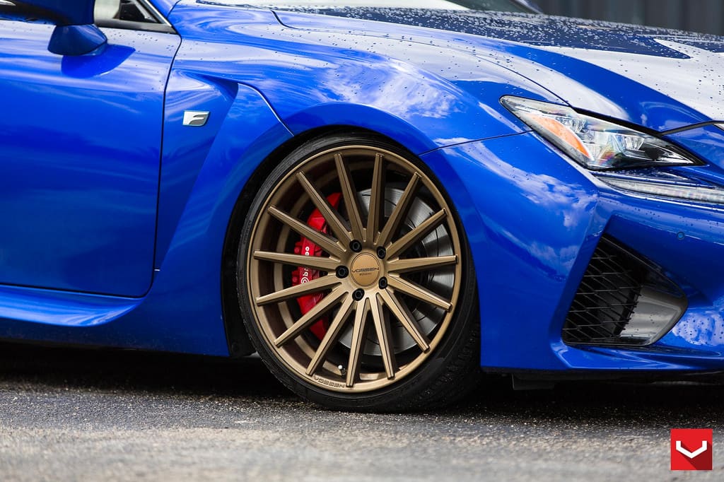 2015 Lexus RC F with 20x9.5 Vossen VFS-2 wheels