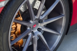2013 Nissan GT-R with 21x10.5 Vossen VPS-310 wheels