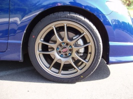 2007 Honda Civic with 18x7.5 wheels