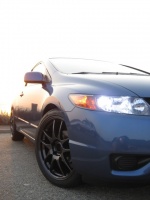 2008 Honda Civic with 18x8 Rota Torque wheels