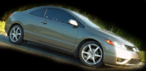 2007 Honda Civic with Enkei RS6 wheels