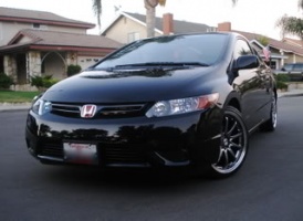 2008 Honda Civic with 18x7.5 Kyowa KR206 wheels