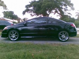2008 Honda Civic with 18x8 Axis Widetrack wheels