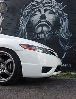 2007 Honda Civic with 18x7.5 Gramlights 57pro wheels