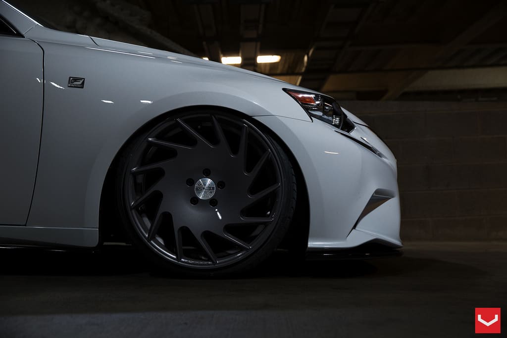 2014 Lexus IS-F with 20x9 VLE 1 wheels