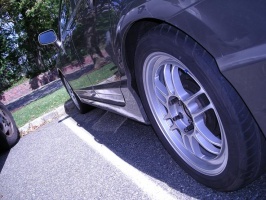 2008 Honda Civic with 17x7 Enkei RPF1 wheels