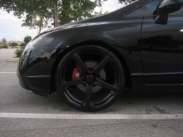 2008 Honda Civic with 20x8.5 DRIFZ wheels