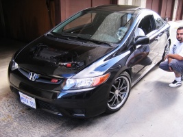 2008 Honda Civic with 17x8 Enkei ZR-1 wheels