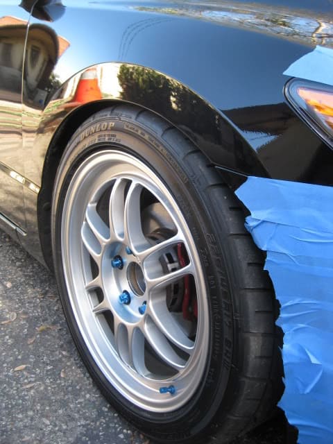 2007 Honda Civic with 17x7.5 Enkei RPF-1 wheels