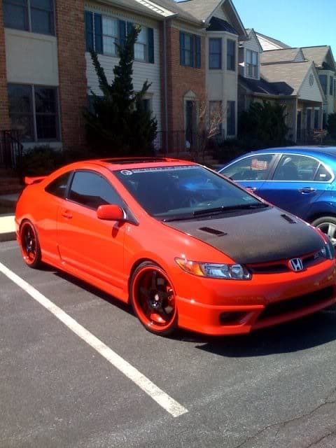 2006 Honda Civic with Roja Formula 5 wheels