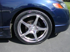 2008 Honda Civic with 18x7.5 Kyowa Racing KR210 wheels