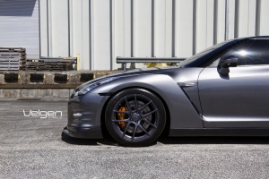 2014 Nissan GT-R with 20x9 Velgen VMB5 wheels