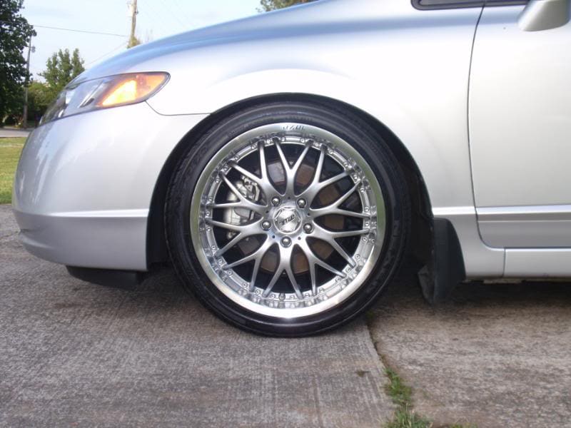 2008 Honda Civic with 18x8 Azul Speedmesh wheels