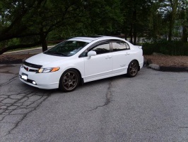 2007 Honda Civic with 17x7 MB Weapon wheels