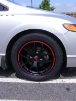 2007 Honda Civic with XXR 518 wheels