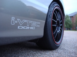 2009 Honda Civic with 17x8 Konig Runaways wheels