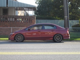 2008 Honda Civic with 17x8 Work CR-Kai wheels