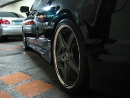 2009 Honda Civic with 19x8 Volk GTS wheels