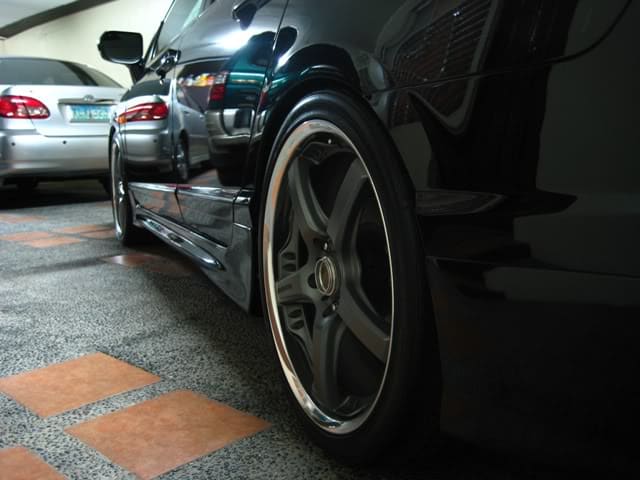 2009 Honda Civic with 19x8 Volk GTS wheels