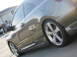 2008 Honda Civic with TSW Vortex wheels