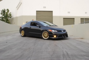 2007 Honda Civic with 17x7.5 Work VS-XX wheels