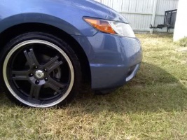 2010 Honda Civic with 18x8 Enkei RZ-5 wheels