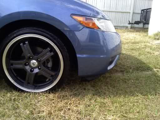 2010 Honda Civic with 18x8 Enkei RZ-5 wheels