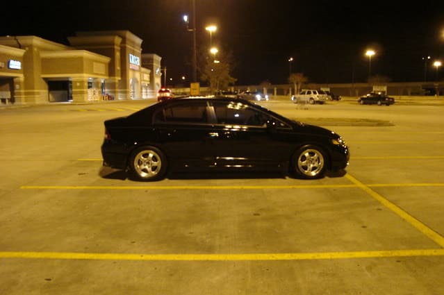 2009 Honda Civic with 16x7 Work Meister S1 wheels