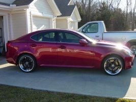 2006 Lexus IS 350 with 19x8.5 Volk SF Challenge wheels