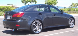 2006 Lexus IS 350 with 19x8 Tsw Nagoro wheels