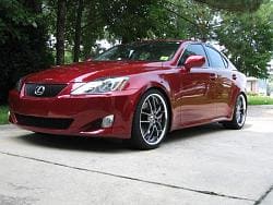 2006 Lexus IS 250 with 19x8.5 PIAA Super Rozza wheels