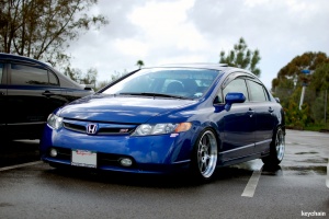 2009 Honda Civic with 17x9 wheels