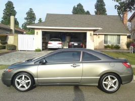 2006 Honda Civic with Acura RSX-S wheels