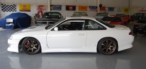 1997 Nissan S14 with 18x9 MB Weapon wheels