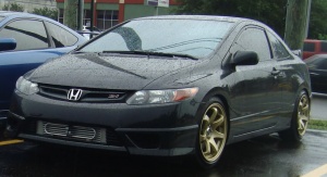 2009 Honda Civic with 17x9 XXR 522 wheels
