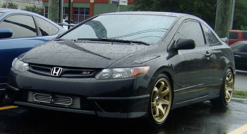 2009 Honda Civic with 17x9 XXR 522 wheels
