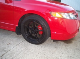 2010 Honda Civic with 17x7.5 Nippon Lightstars wheels