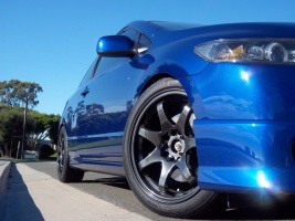 2009 Honda Civic with 17x8 XXR 522 wheels