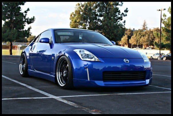 2004 Nissan 350Z with 19x9.5 Junction Produce Scara wheels