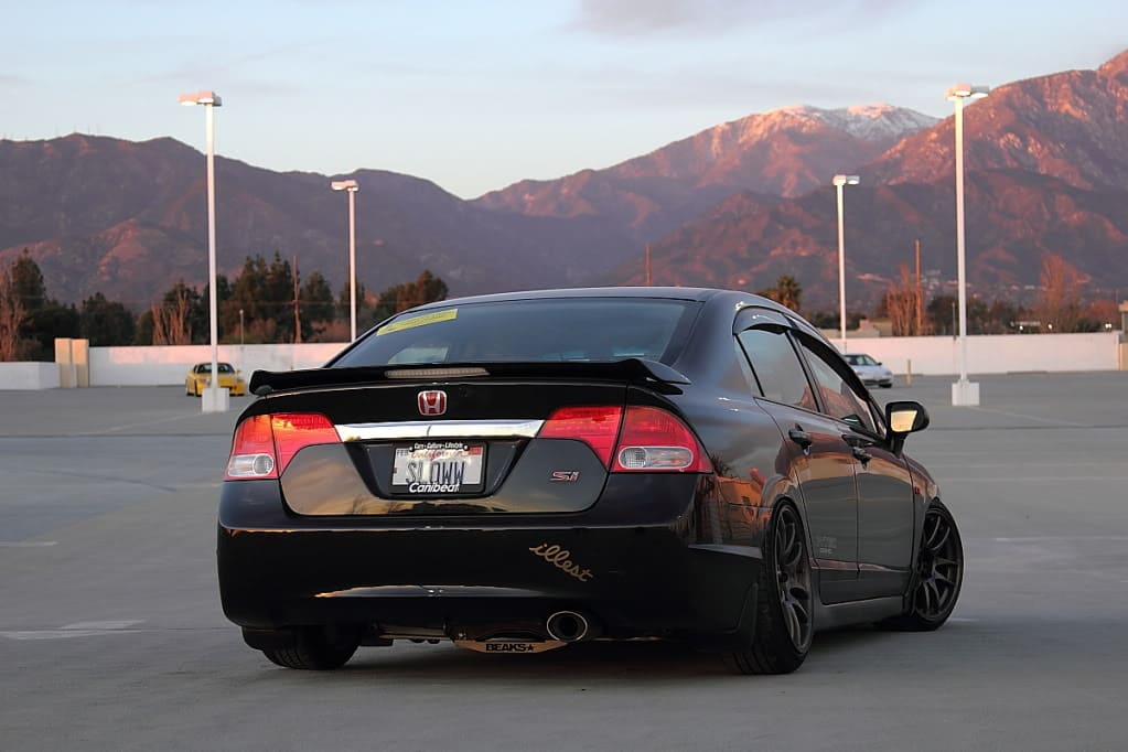 2010 Honda Civic with 17x8.5 Work CR Kai wheels