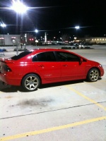 2010 Honda Civic with 17x8 XXR 552 wheels
